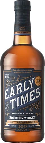 Early Times Bottled-in-bond Bourbon Whiskey