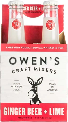 Owen's Craft Ginger Lime Mixer 4pk