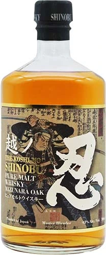 Shinobu Distillery 'the Koshi-no Shinobu' Mizunara Oak Pure Malt Whiskey