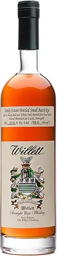 Willett 4r Straight Rye Whiskey