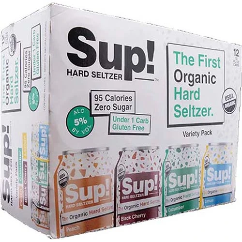 Sup Organic Hard Seltzer Variety 12pk Cn