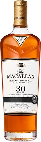 The Macallan Sherry Oak 30 Year Old Single Malt Scotch Whiskey