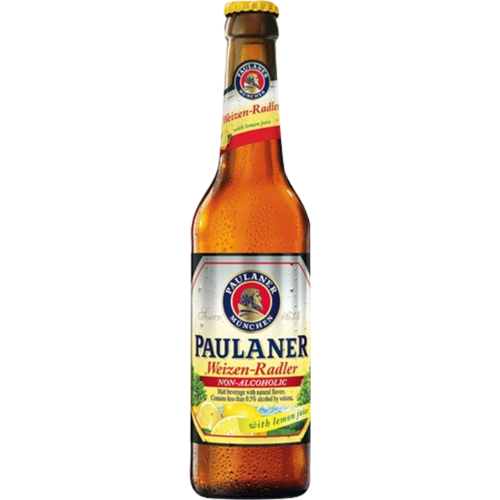 Paulaner Weizen Radler Non Alcoholic 6pk Bottles