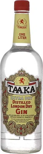 Taaka Extra Dry Gin 1.75