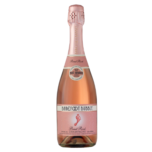 Barefoot Bubbly Brut Rose Champagne Sparkling Wine