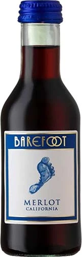 Barefoot Merlot 4pk 187ml Btl