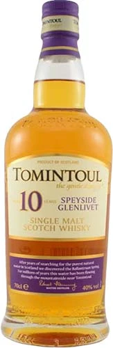 Tomintoul 10yr Sng Malt Scotch Wsy 750ml