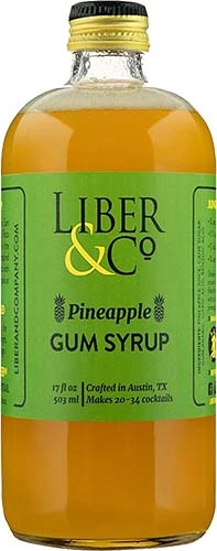 Liber Pineapple Gum Syrup 9.5oz