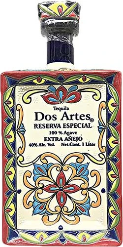 Dos Artes Extra Anejo Rectangular Bottle