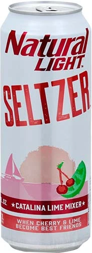 Natural Light Seltzer Catalina Lime Mixer Can