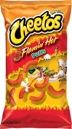 Cheetos Flamin Hot Puffs