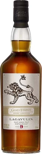 The Game Of Thrones House Lannister Lagavulin Aged 9 Years Islay Single Malt Scotch Whiskey