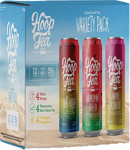 Hoop Spiked Iced Tea 12oz Can Variety Pack