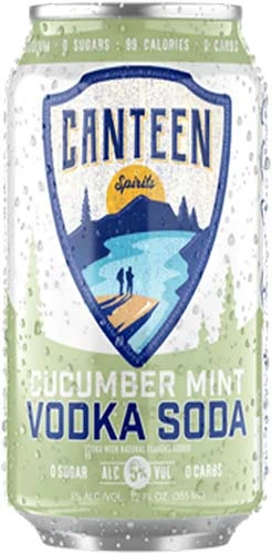 Canteen Spirits Cocktails Cucumber Mint Vodka 6pk