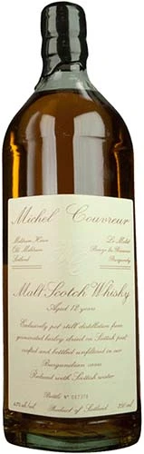 Michel Couvreur 12-year  Blended French Whiskey  750ml