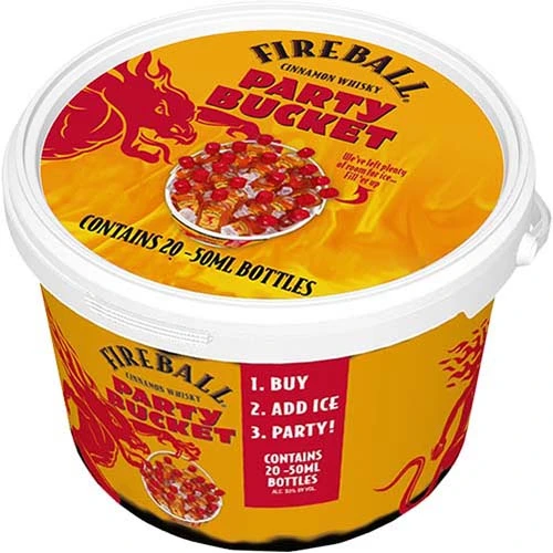 Fireball Cinnamon Whiskey Party Bucket