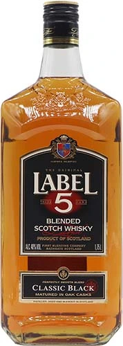 Label 5 Classic Black Blended Scotch Whiskey