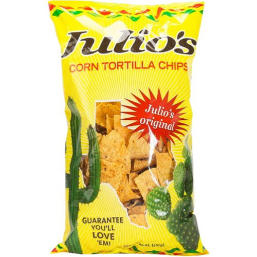 Julios Tortilla Chips Seasoned