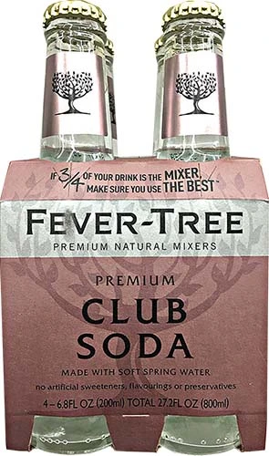 Fever Tree Club Soda 4pk