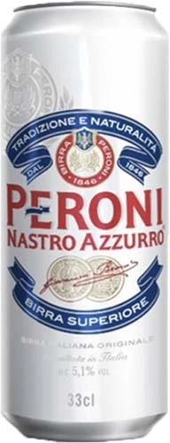 Peroni Nastro Azzurro 12oz Can 4/6pk