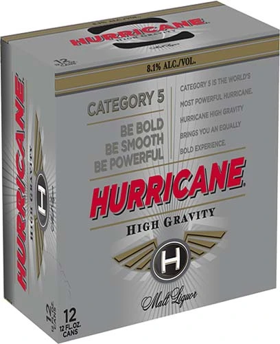 Hurricane Hi Gravity Malt Liquor Can