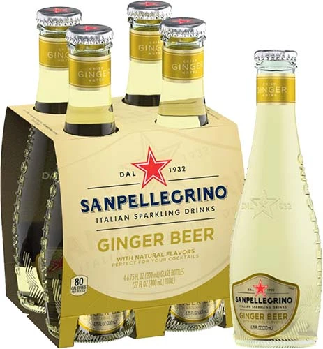 San Pellegrino Ginger Beer 4pk