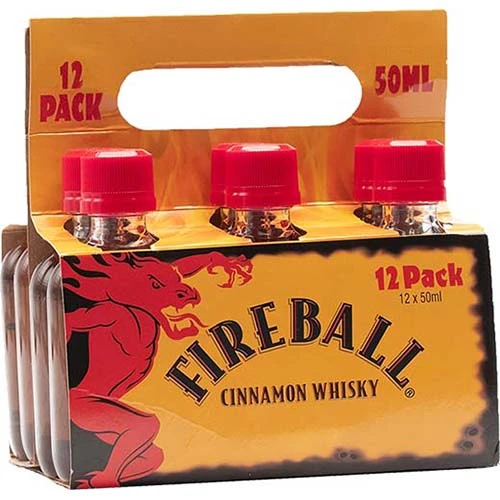 Fireball Cinn Whiskey 12 Pack Carrier