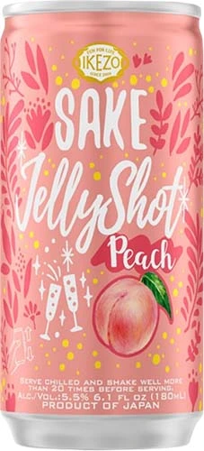 Ozeki Ikezo Sake Jelly Shot Peach 180ml