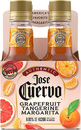 Jose Cuervo Authentic Margarita Grapefruit Tangerine Ready To Drink Cocktail