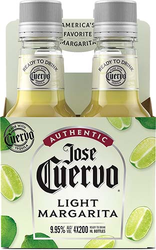 Cuervo Rtd Auth Margarita Light 4pk