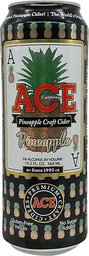 Ace Pineapple Craft Cider 19.2oz Can