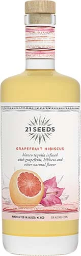 21 Seeds Grapefruit Hibiscus Infused Tequila