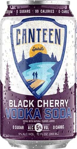 Canteen Black Cherry Vodka Seltzer