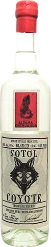 Sotol Coyote  Blanco  Chihuahua  Mexico  750ml