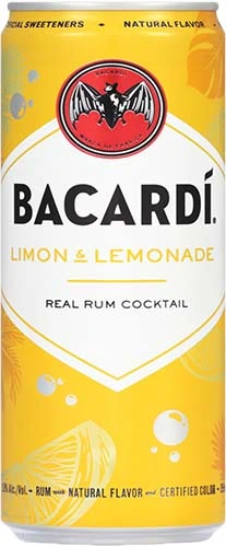 Bacardi Rtd Limon & Lemonade 4pk