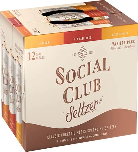 Social Club Seltzer Sidecar Can