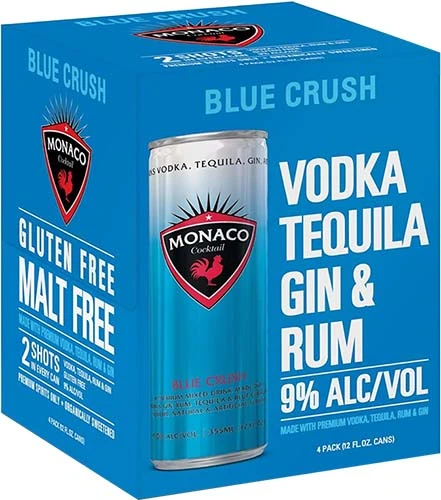 Monaco Blue Crush Cocktail