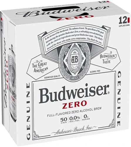 Budweiser Zero Cans