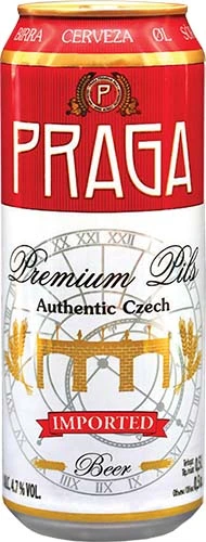 Praga Premium Pilsner 500ml Can