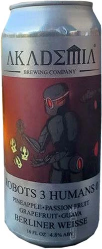 Akademia Robots 3 Humans 0 V2 16oz 4pk Cn