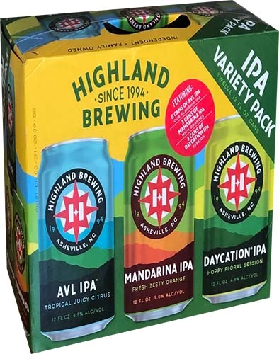 Highland Ipa Variety 12pk Cn