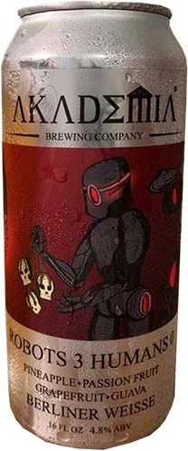 Akademia Robots 3 Humans 0 16oz 4pk Cn