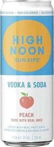 High Noon Peach Vodka Hard Seltzer