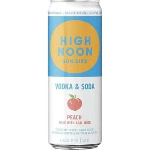 High Noon Peach Vodka Hard Seltzer