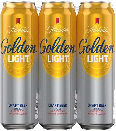 Michelob Golden Light 6 Cn 16 Oz