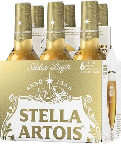 Stella Artois Solstice Lager Bottle