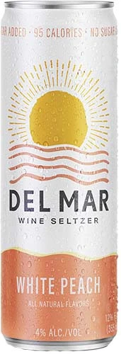 Del Mar White Peach 4pk