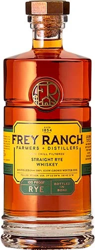 Frey Ranch Bottled-in-bond Straight Rye Whiskey