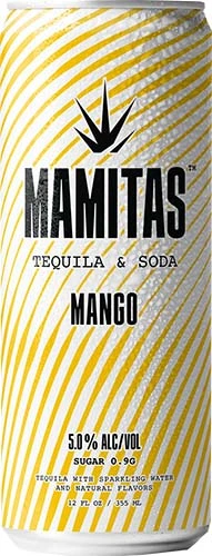 Mamitas Mango Tequila And Soda Rtd 4pk