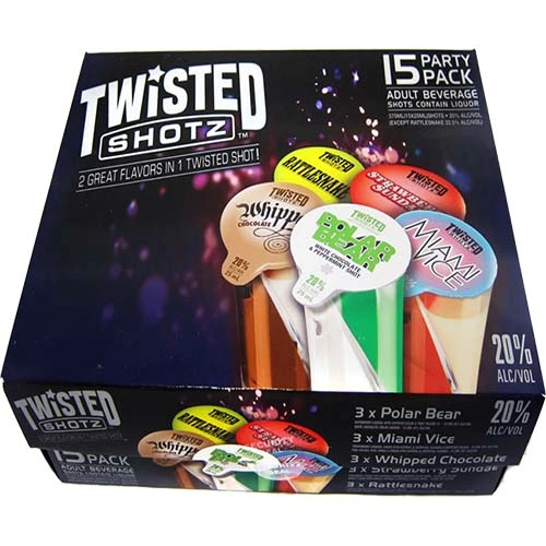 Twisted Shotz Blue 15pk 40